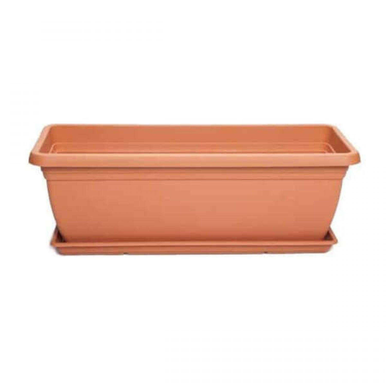 Πλαστική Ζαρντινιέρα Mojito 50 Τερακότα 50x20x(Υ)17cm - Αδιάβροχες Πλαστικές Ζαρντινιέρες Πλαστική Ζαρντινιέρα Mojito 50 Τερακότα 50x20x(Υ)17cm