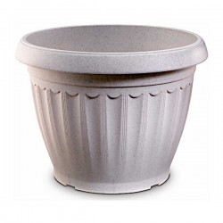 Πλαστική Γλάστρα CORFU 630 Στρογγυλή Ø30x23cm Plastona - Στρογγυλές Πλαστικές Γλάστρες Πλαστική Γλάστρα CORFU 630 Στρογγυλή Ø30x23cm Plastona
