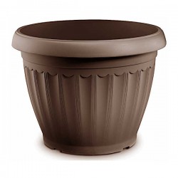 Πλαστική Γλάστρα CORFU 635 Στρογγυλή Ø35x26cm Plastona - Στρογγυλές Πλαστικές Γλάστρες Πλαστική Γλάστρα CORFU 635 Στρογγυλή Ø35x26cm Plastona