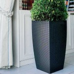 Plastic Flower Pot - Cachepot Natura 31x31x56.5cm