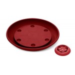 Plastic Saucer for Round Pots Plastona Wheels 925 - Synthetic Round Saucers Plastic Saucer for Round Pots Plastona Wheels 925
