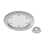 Plastic Saucer for Round Pots Plastona Wheels 925 - Synthetic Round Saucers Plastic Saucer for Round Pots Plastona Wheels 925
