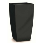 Plastic Flower Pot - Cachepot Tetra Mat 31x31x56.5cm