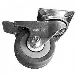 Ρόδα Βιομηχανική με Φρένο Δ50mm Μετακίνησης Γλάστρας Ρόδα Βιομηχανική με Φρένο Δ50mm Μετακίνησης Γλάστρας - Ροδάκια Γλαστρών & Ζαρντινιέρων