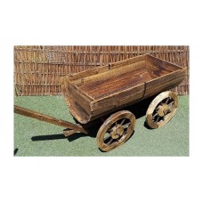 Wooden Planter Antique Cart 16x40x45cm