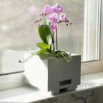 Planter - Cachepot White-Beige 15(H)x18x18cm - Impregnated Wooden Pots & Planters Planter - Cachepot White-Beige 15(H)x18x18cm Impregnated