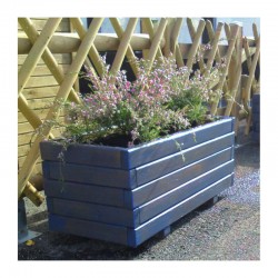 Ζαρντινιέρα Ξύλινη 40(Υ)x40x90cm Παραλληλόγραμμη Γλάστρα 