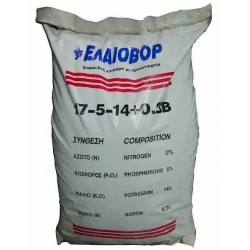 Fertilizer for Olives Eleovor 17-5-14+0.3B Fertilizer for Olives Eleovor 17-5-14+0.3B | Kipogeorgiki