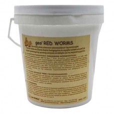 Geo Red Worms 1lt for Vermicomposting Geo HUMUS - Means for Making Compost