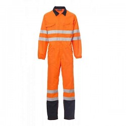 Ολόσωμη Φόρμα Εργασίας PAYPER Πορτοκαλί Βαμβακερή