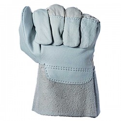 Calf Leather Beige Gloves for Operators-Assemblers Calf Leather Beige Gloves for Operators-Assemblers