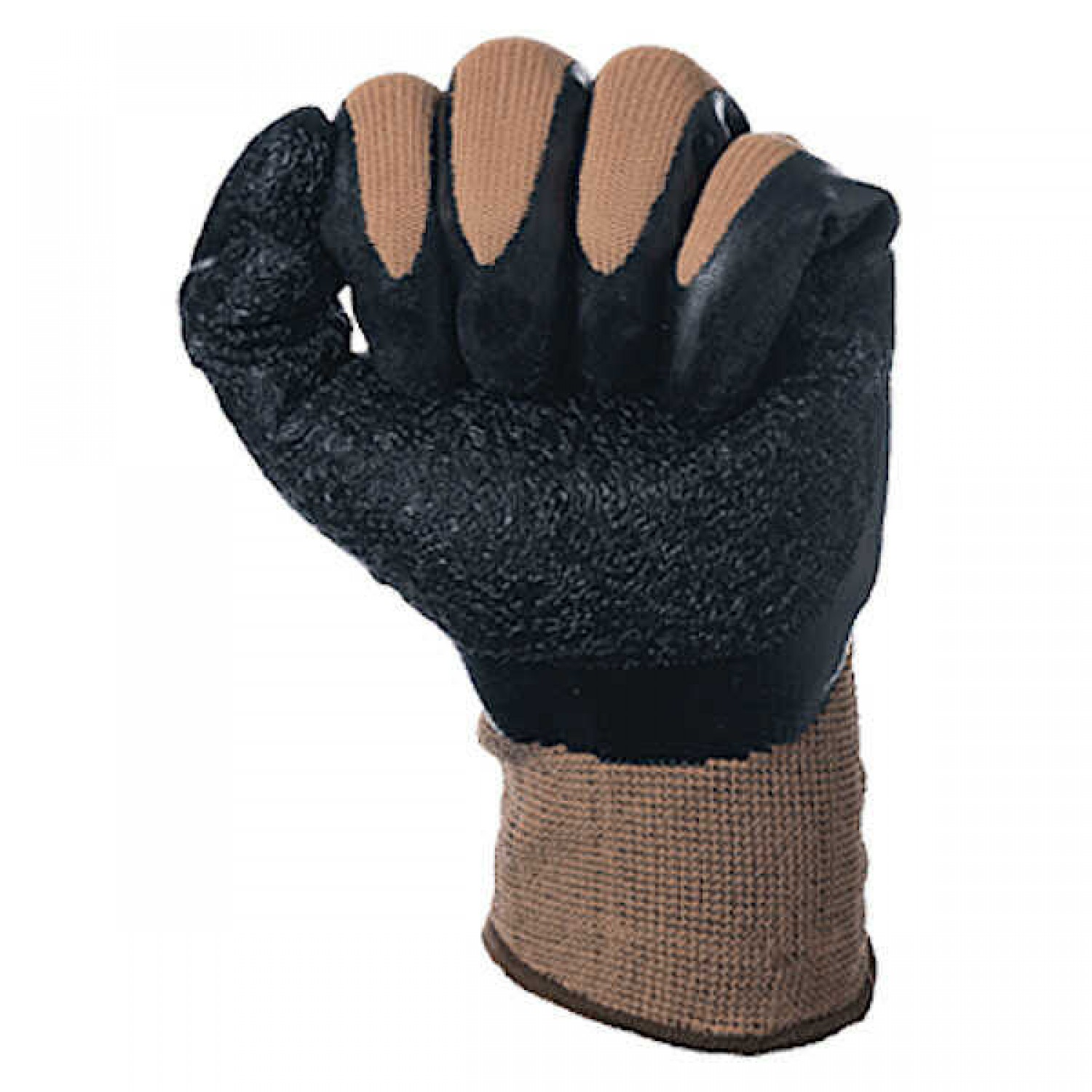 Gloves Knitted Polyester Immersed in Natural Rubber