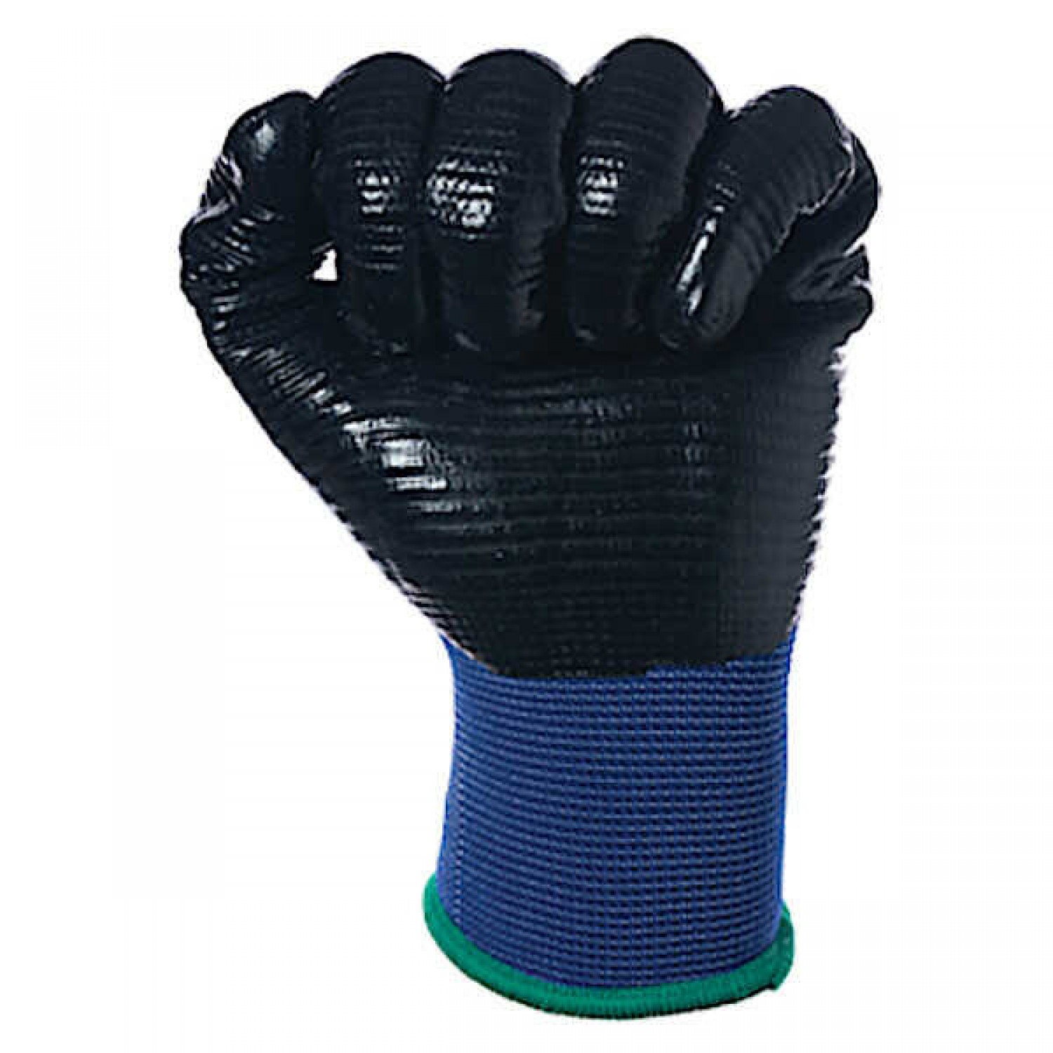 Knitted Ribbed Gloves 3/4 Dipped in Nitrile 074 PLUS