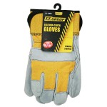 Leather-Cotton Gloves from Split Calf Leather-Cotton Gloves from Split Calf