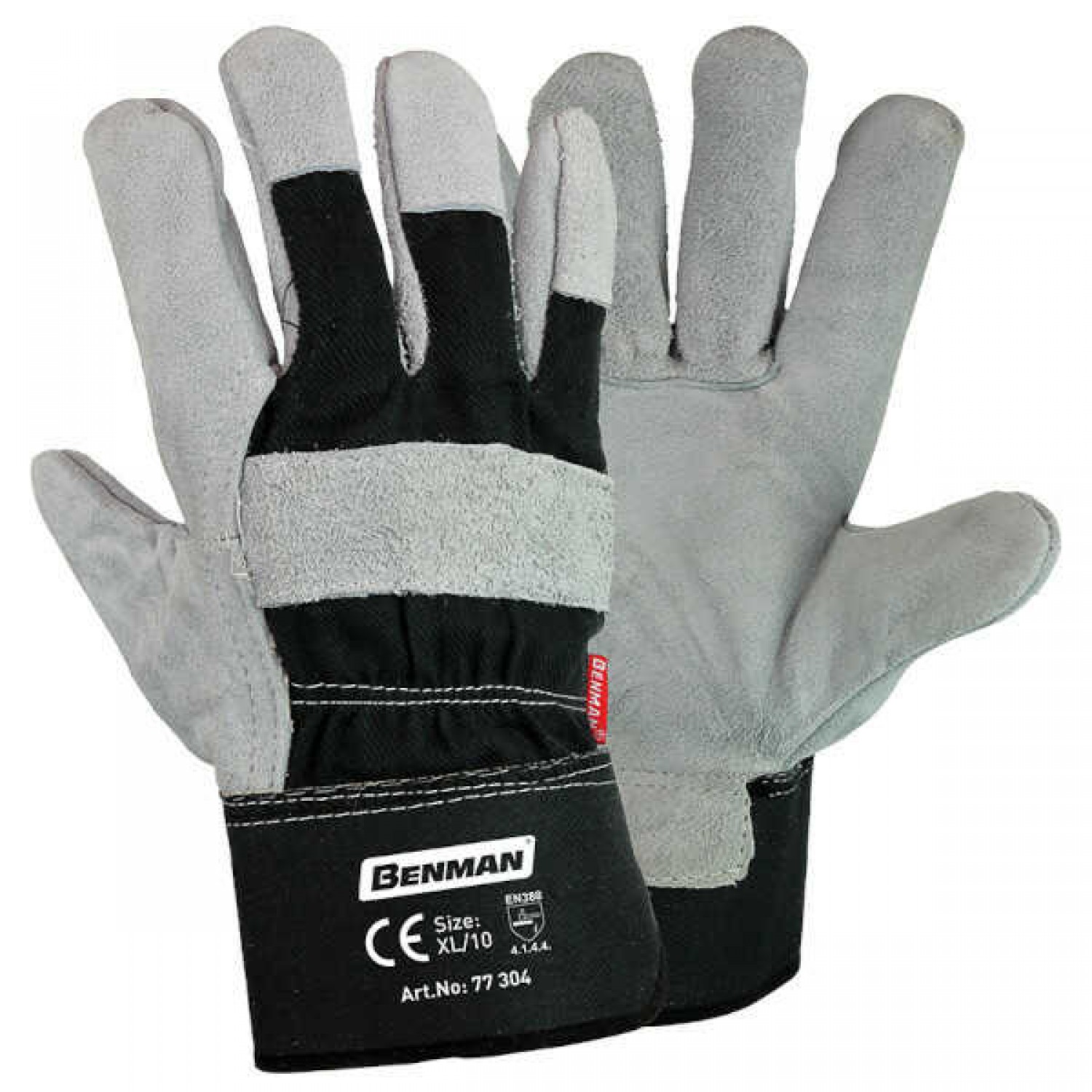 Leather-Cotton Heavy Duty Gloves Benman Leather-Cotton Heavy Duty Gloves Benman