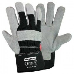 Leather-Cotton Heavy Duty Gloves Benman Leather-Cotton Heavy Duty Gloves Benman