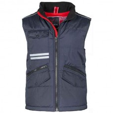 PAYPER Mig 2.0 Waterproof Winter Work Vest Unisex Blue Navy-Red - Visibility Work Vests-Bodywarmers