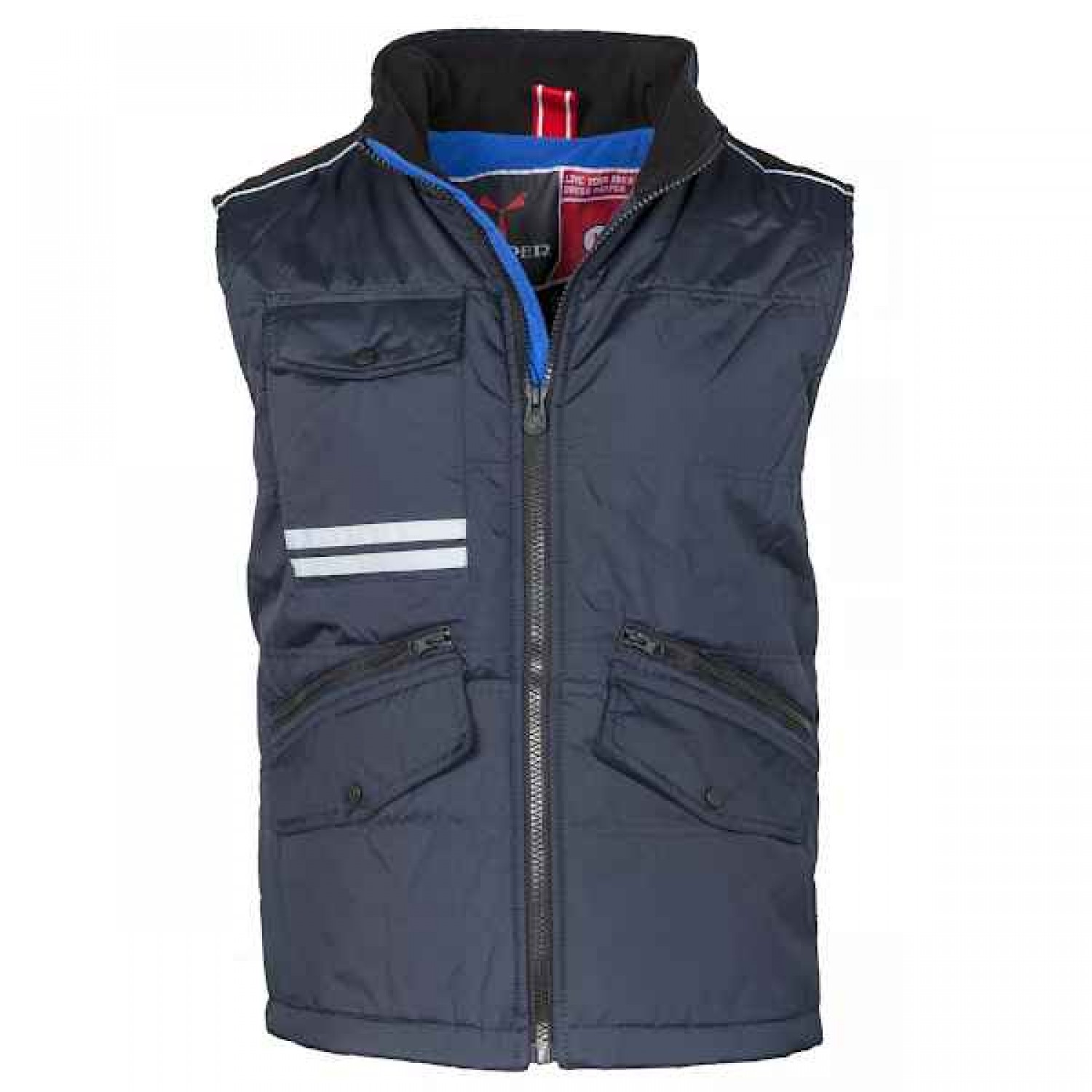 PAYPER Mig 2.0 Waterproof Winter Work Vest Unisex Blue-Blue Navy - Visibility Work Vests-Bodywarmers