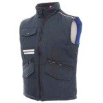 PAYPER Mig 2.0 Waterproof Winter Work Vest Unisex Blue-Blue Navy - Visibility Work Vests-Bodywarmers