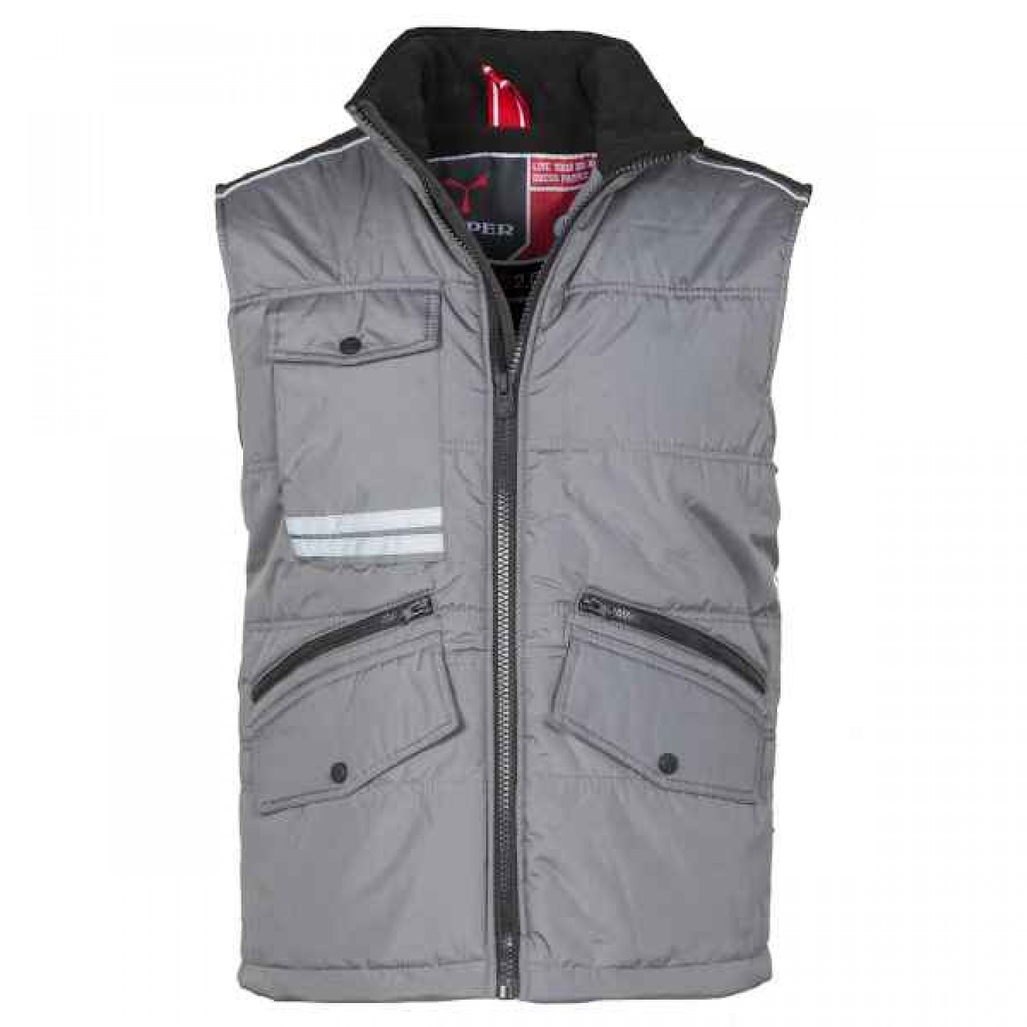 PAYPER Mig 2.0 Waterproof Winter Work Vest Unisex Smoke - Visibility Work Vests-Bodywarmers