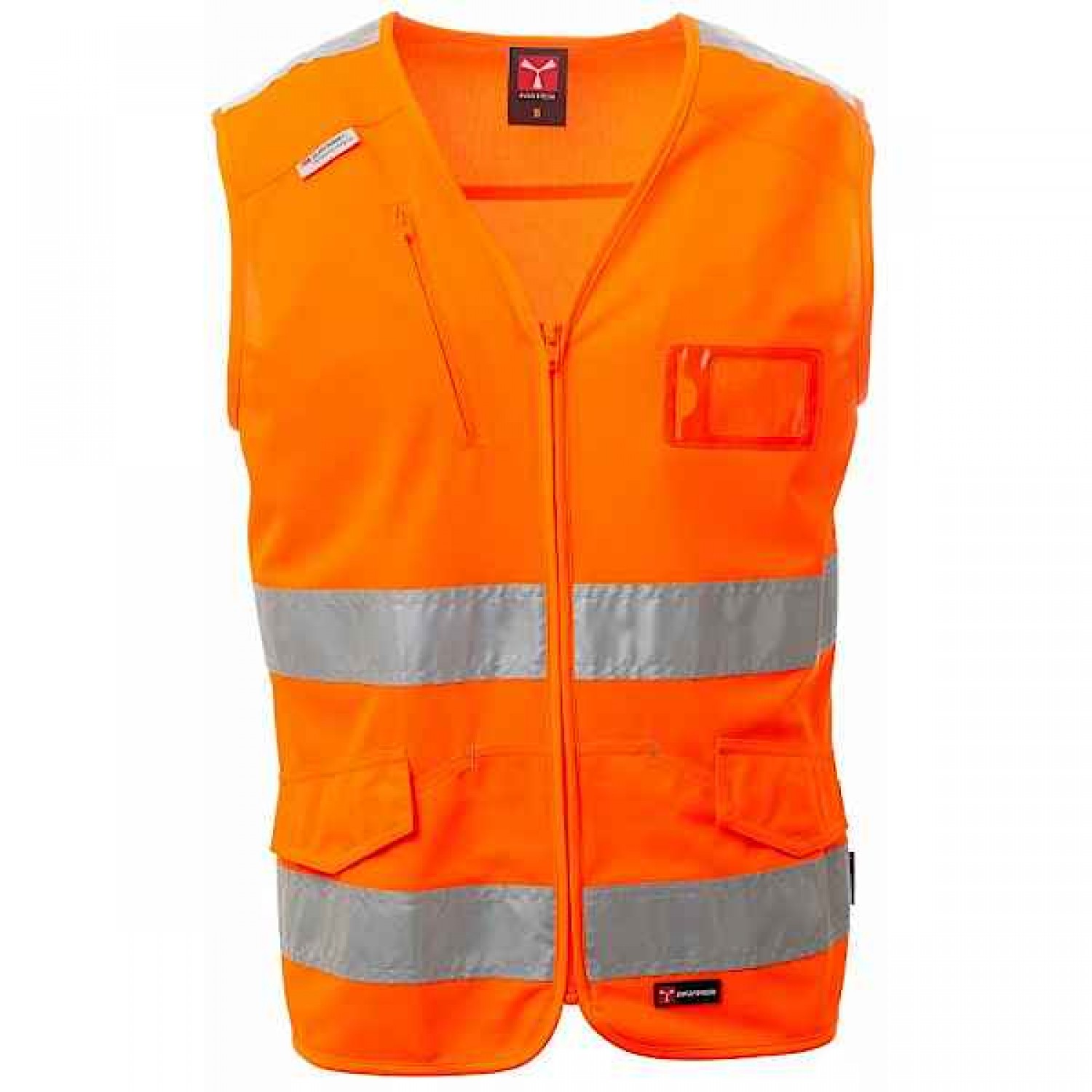 PAYPER Reflective Vest Expert Orange Fluorescent Class 2 - High-Visibility Work Vests-Bodywarmers