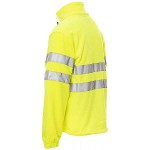 PAYPER Light Reflective Jacket-Fleece Yellow Fluorescent - High-Visibility Fluorescent Work Jackets