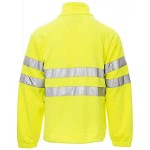 PAYPER Light Reflective Jacket-Fleece Yellow Fluorescent - High-Visibility Fluorescent Work Jackets