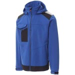 PAYPER Performer 2.0 Waterproof Softshell Work Jacket & Hood Royal Blue - Softshells Work Jackets