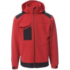PAYPER Performer 2.0 Waterproof Softshell Work Jacket & Hood Red - Softshells Work Jackets