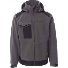 PAYPER Performer 2.0 Waterproof Softshell Work Jacket & Hood Grey - Softshells Work Jackets