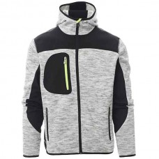 PAYPER Trip Softshell Work Jacket & Hood Light Grey Unisex - Softshells Work Jackets