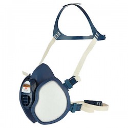 3M FFA2P3RD Mask Half Face with Replaceable Filters 4255+ - Respiratory Protection Masks 3M FFA2P3RD Mask Half Face & Replaceable Filters 4255+