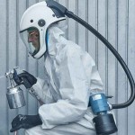 KASCO Kaios e-T5 P3 Powered Air-Purifying Respirator Helmet - Full Face Protection Helmets