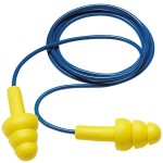 3M Peltor E-A-R Ultrafit (UF-01-000) 50 Pair Reusable Earplugs with Safety Cord - Hearing Protectors