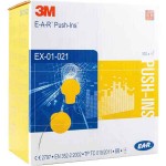 3M Peltor E-A-R Push-Ins (EX-01-021) 100 Pair Reusable Earplugs Uncorded - Hearing Protectors