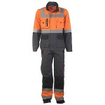 ATLANTIS 0260 Reflective Man Work Trousers Grey Multi-Pocket - Hi-Visibility Work Pants