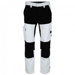 Παντελόνι Εργασίας HEROCK HECTOR Λευκό-Μαύρο Cargo - Κάργκο Παντελόνια Δουλειάς