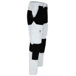 Παντελόνι Εργασίας HEROCK HECTOR Λευκό-Μαύρο Cargo - Κάργκο Παντελόνια Δουλειάς
