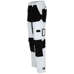 Παντελόνι Εργασίας HEROCK HECTOR Λευκό-Μαύρο Cargo - Κάργκο Παντελόνια Δουλειάς