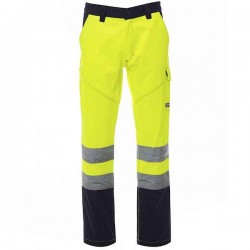Παντελόνι Υψηλής Ευκρίνειας CHARTER Κίτρινο-Μπλε PAYPER - Φθορίζοντα Παντελόνια Δουλειάς