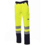 Παντελόνι Υψηλής Ευκρίνειας CHARTER Κίτρινο-Μπλε PAYPER - Φθορίζοντα Παντελόνια Δουλειάς