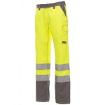 Παντελόνι Υψηλής Ευκρίνειας CHARTER Κίτρινο-Γκρι PAYPER - Φθορίζοντα Παντελόνια Δουλειάς