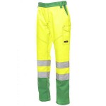 Παντελόνι Υψηλής Ευκρίνειας CHARTER Κίτρινο-Πράσινο PAYPER - Ανακλαστικά-Φθορίζοντα Παντελόνια Δουλειάς