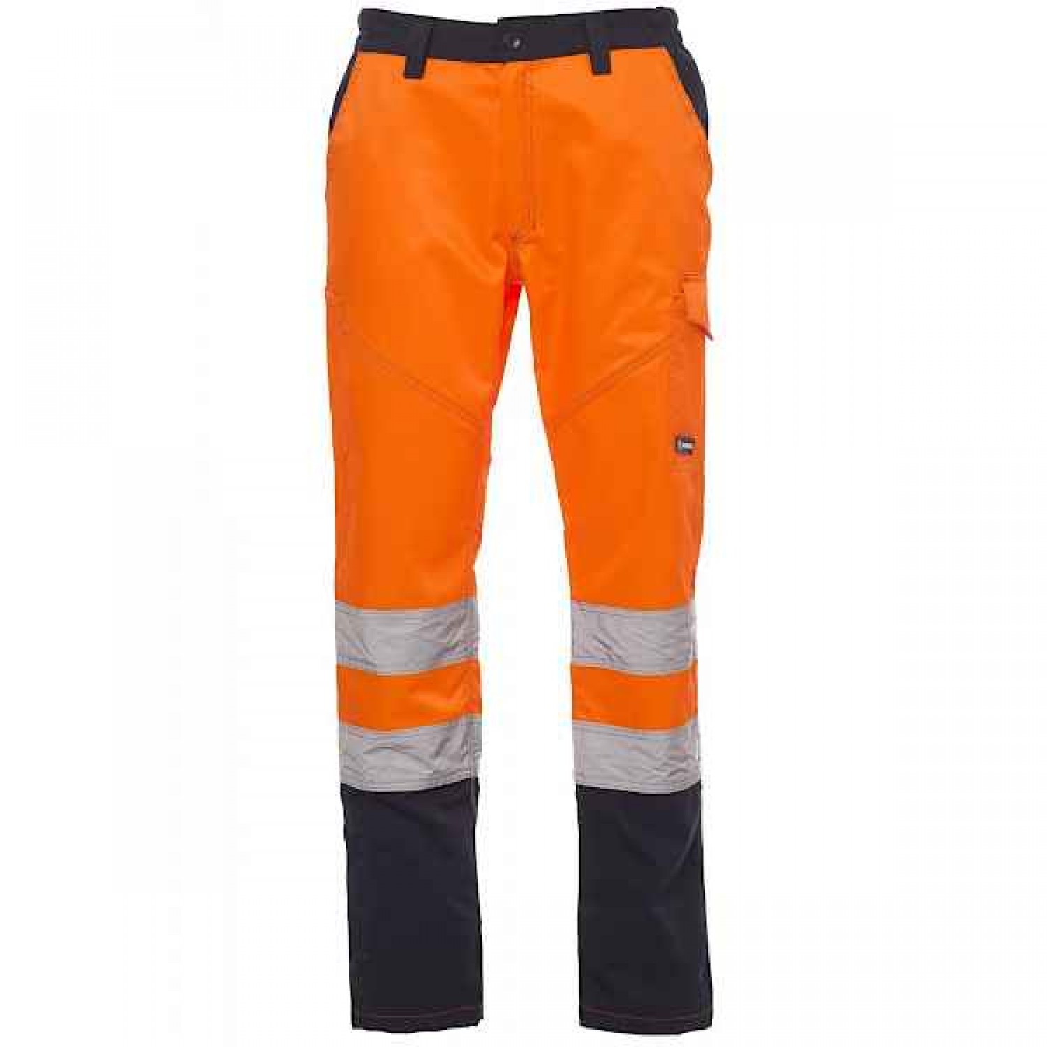 Παντελόνι Υψηλής Ευκρίνειας CHARTER Πορτοκαλί-Μπλε PAYPER - Ανακλαστικά-Φθορίζοντα Παντελόνια Δουλειάς