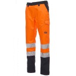 Παντελόνι Υψηλής Ευκρίνειας CHARTER Πορτοκαλί-Μπλε PAYPER - Ανακλαστικά-Φθορίζοντα Παντελόνια Δουλειάς