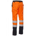 Παντελόνι Υψηλής Ευκρίνειας CHARTER Πορτοκαλί-Μπλε PAYPER - Ανακλαστικά-Φθορίζοντα Παντελόνια Δουλειάς