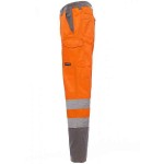 Παντελόνι Υψηλής Ευκρίνειας CHARTER Πορτοκαλί-Γκρι PAYPER - Ανακλαστικά-Φθορίζοντα Παντελόνια Δουλειάς