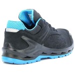 BASE I-Robox S3 CI ESD SRC Safety Low Shoes Unisex Black-Blue Water-Resistant - Safety Low Shoes