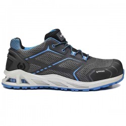 BASE K-Move Unisex Safety Shoes S1P HRO SRC Black-Blue BASE K-Move Unisex Safety Shoes S1P HRO SRC Black-Blue - Safety Low Shoes