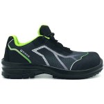 BASE Oren S3 SRC Safety Low Shoes Unisex Black-Green Water-Resistant - Safety Low Shoes